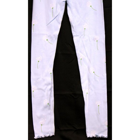NWT 2004 Gymboree Dandelion Wishes Light Blue Leggings Lettuce Edging sz 9 - Picture 6 of 7
